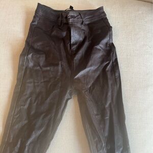 Gucci Black Leather Pants